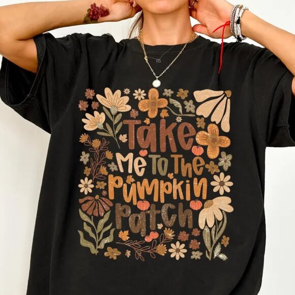 Tops - Take Me To The Pumpkin Patch Shirt, Autumn Fall Shirt, Halloween Shirt